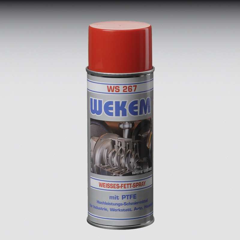 Wekem WS 267 Fettspray weiss mit PTFE