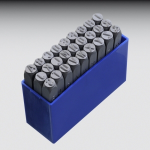 Schlagbuchstaben 27-tlg. 4 mm Hhe