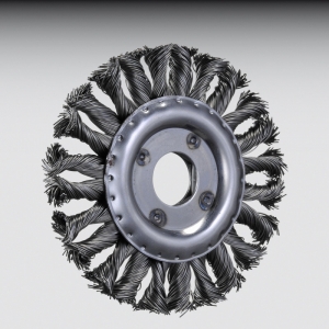 Rundbrste mit Bohrung CT gezopft, Stahl 115x0,50mm  RBG11512/22