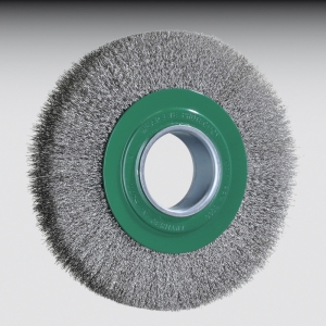 Rundbrsten mit Bohrung ungezopft Inox 200x0,20mm