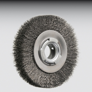 Rundbrsten mit Bohrung ungez. Stahl   200x0,20mm