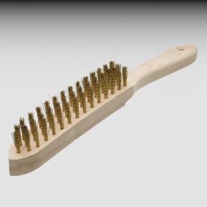 Handstielbrsten Messing 3-reihig   HBU 30 MES 0,30 SG