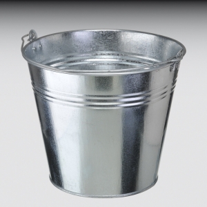 Zinkeimer, rund 10 ltr., 29 cm