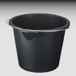 KS-Baueimer, schwarz 12 ltr.