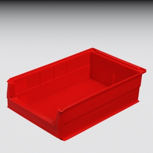 Systembox, PE SB2Z  rot,500/450x310x145