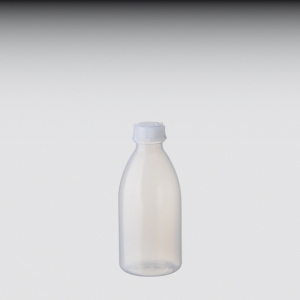 Kunststoff-Flasche 0,25 ltr. mit Verschluss