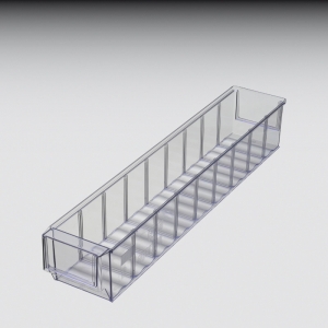 Lagerbox, transparent 500x 91x81 mm      LB500E
