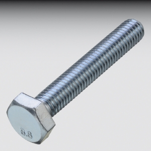 Sechskantschr. DIN 933, v M 12 x  30, verzinkt, 8.8