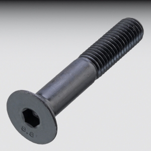 Senkschrauben DIN 7991,s M  4 x  25, schwarz  10.9