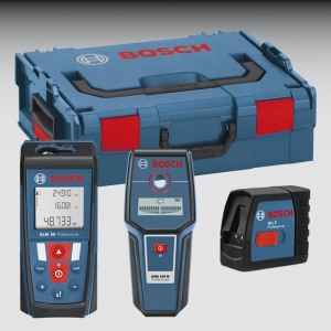 Bosch Messtechnik-Set GLM 50 + GLL 2 + GMS 100M