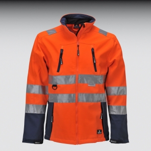 Warnschutzjacke-Softshell Gr. XXL  orange