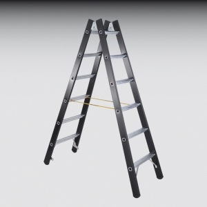 Stufenstehleiter Z600 SL 2x6 Sprossen beids. 41191