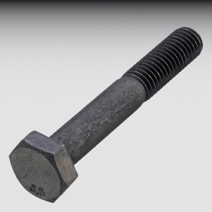 Sechskantschr. DIN 931, s M 12 x  40, schwarz,  8.8