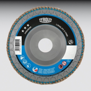 Fcherscheibe C-TRIM 125x22,23mm 28N gerade ZA40T Stahl/Edelstah