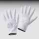 Nylonhandschuhe wei PU-Fingerspitzen Gr. M