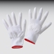 Nylonhandschuhe wei PU-Fingerspitzen Gr. S