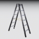 Stufenstehleiter Z600 SL 2x6 Sprossen beids. 41191