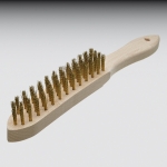 Handstielbrsten Messing 4-reihig   HBU 40 MES 0,30 SG