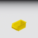 Systembox, PE SB5  gelb,160/140x100x 75