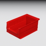 Systembox, PE SB3Z  rot,350/300x210x145
