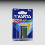 NiMH-Akku 9V-Block 200mAh Power Accu    1er Blister