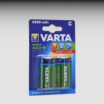 NiMH-Akku Baby    3000mAh Power Accu    2er Blister
