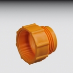 Gewindeadapter PE Orange 2BSP fein IG Trisure AG