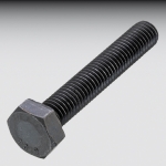 Sechskantschr. DIN 933, s M 16 x  70, schwarz, 10.9