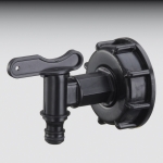 IBC Adapter DN 50 (2) mit kleinem Hahn