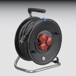 Kabeltrommel 25m 230V 1,5qmm 3 Stecker