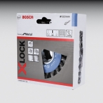 Bosch X-LOCK Scheibenbrste 115mm gezopfter Draht, Drahtstrke 0