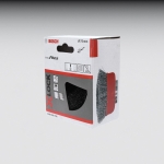 Bosch X-LOCK Topfbrste 75mm gewellter Draht, Drahtstrke 0,3mm