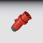 CEE-Stecker 5-polig, 400V / 32A  IP54
